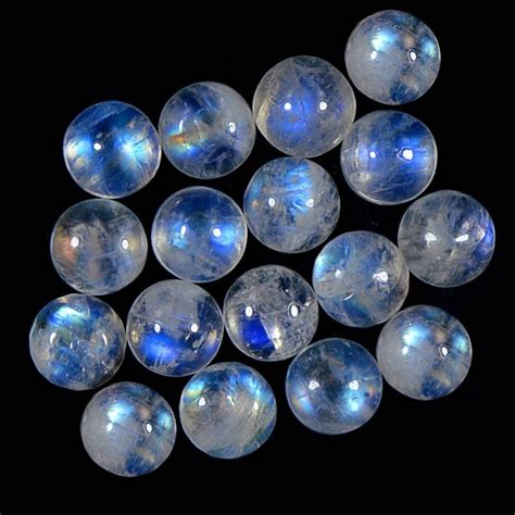 6mm To 26mm Blue Flashy Aaa Quality Natural Rainbow Moonstone Etsy