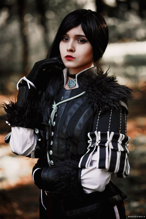 Yennefer Cosplay Costume Highly Detailed Yennefers Black Etsy