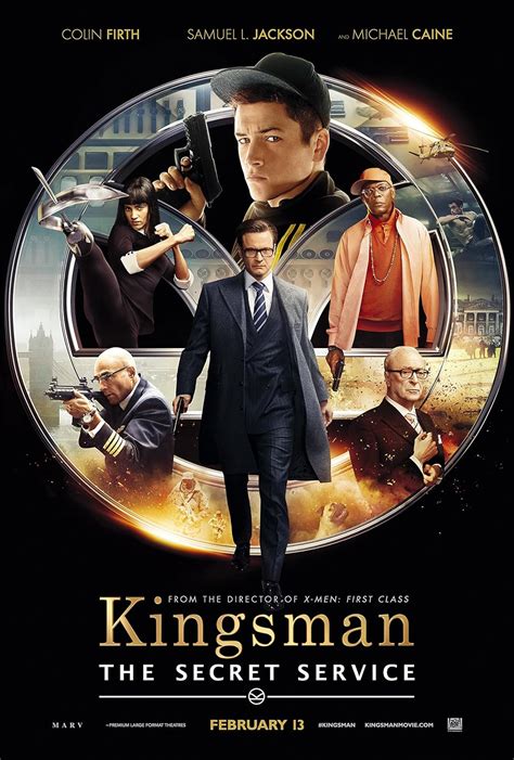 Kingsman The Secret Service Movie Poster Print Approx Size 11x8 Inches Uk Kitchen And Home