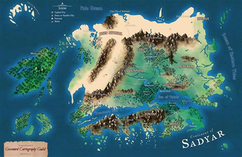 Oc Art Map Of My Current Campaign Setting Available For