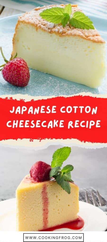 The Best Japanese Cotton Cheesecake Recipe Cooking Frog