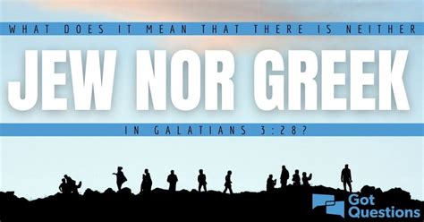 what does it mean that there is neither jew nor greek in galatians 3 28