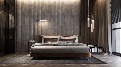 Residential Interior With Natural Materials On Behance Bedroom Design