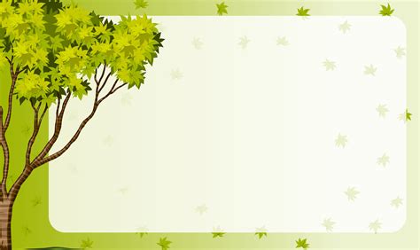 Border Frame With Nature Theme 446761 Vector Art At Vecteezy