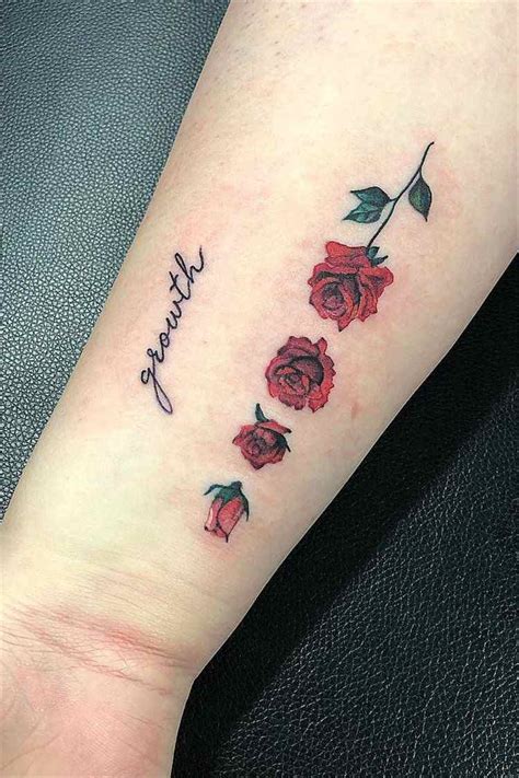 61 Rosen Tattoo Mit Schrift
