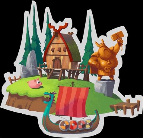 There are two ways to protect a village from attacks. Coin Master Village no. #1. Land of Vikings | Cute ...