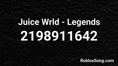 Juice Wrld Legends Roblox Id Roblox Music Codes