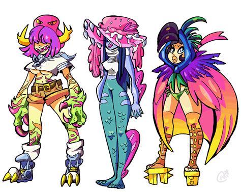 Artstation Monster Girls