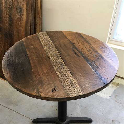 A cool diy wooden outdoor table is all you require to spice up your evenings. FreshRestorations shared a new photo on Etsy | Round wood ...