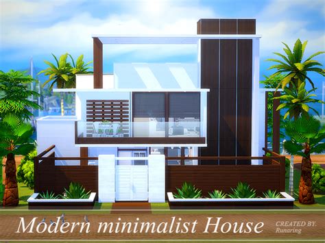 Modern Minimalist House By Runaring At Tsr Sims 4 Updates