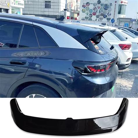 Glossy Black Spoiler For Volkswagen Id4 Id4 2021 22 23 Year Rear