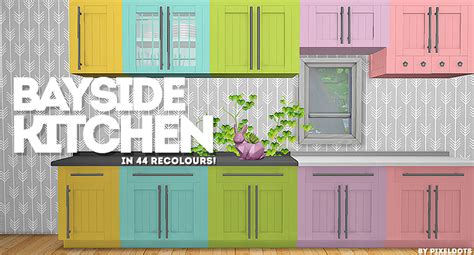My Sims 4 Blog Bayside Kitchen Recolors By Pixeldots