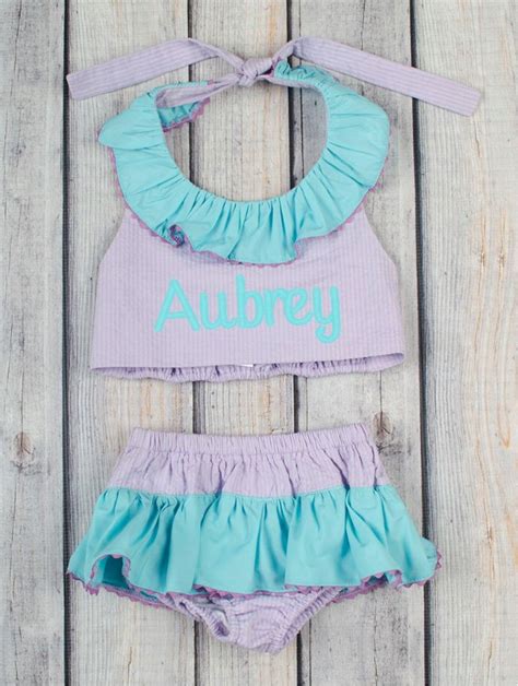 Stellybelly Lavender Two Piece Swimsuit Toddler Swimsuits Toddler