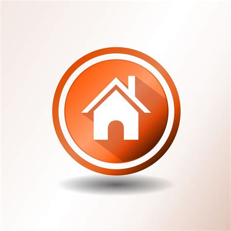 Home Icon In Flat Design 269053 Vector Art At Vecteezy