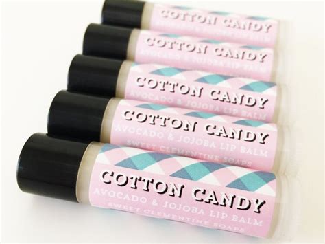 Cotton Candy Lip Balm Moisturizing By Sweetclementinesoaps