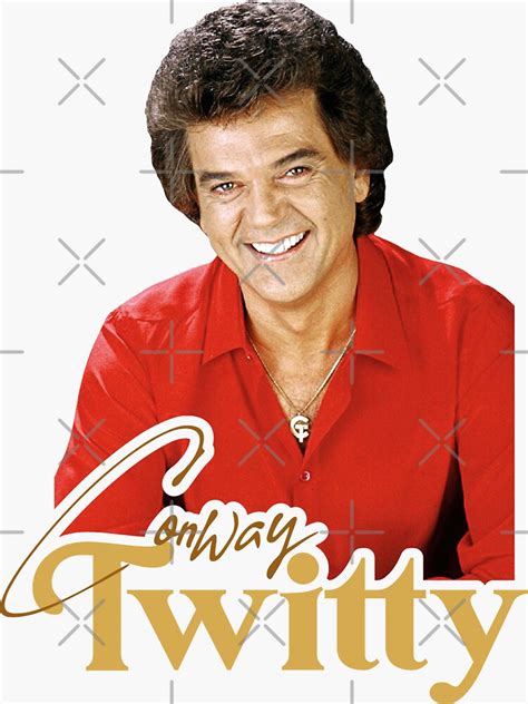 Conway Twitty Retro Country Legend Design Sticker For Sale By