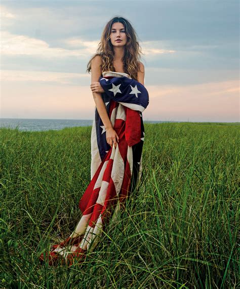 7 Images Of Models With American Flags