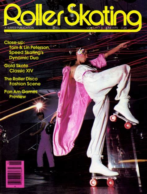 Roller Girls Disco Era Magazine Cover Girls On Skates In 2020 Disco