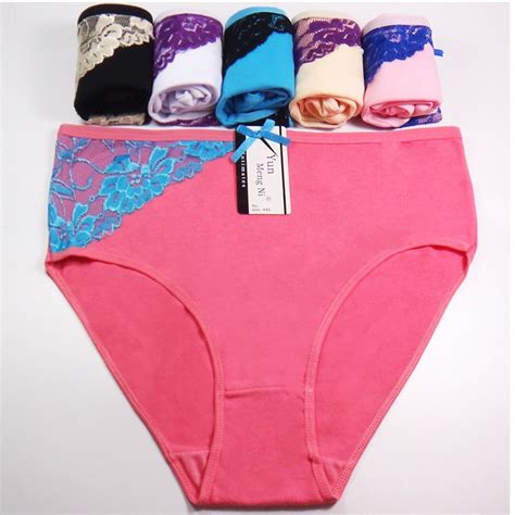 6pcs lot plus size underwear women lingerie ladies panties 4xl cotton mommy pants women s