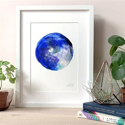 Phases Of The Moon Art Print — Drawn Together Art Collective Art
