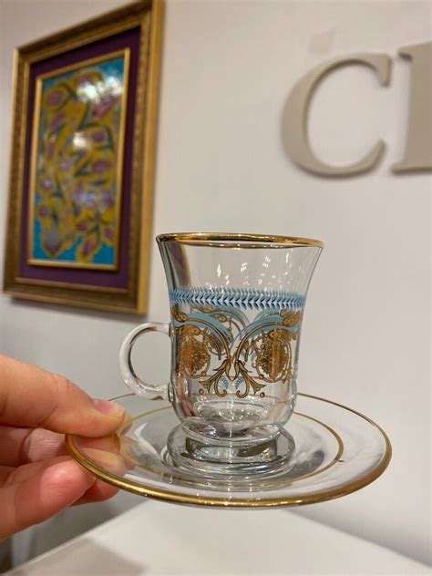 Special Design Turkish Tea Glass Set Gift Etsy