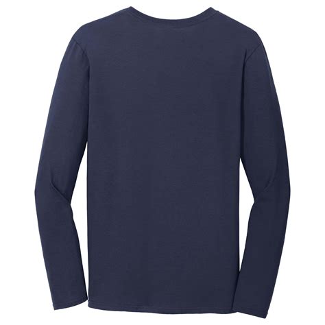 Gildan 64400 Softstyle Long Sleeve T Shirt Navy Full Source