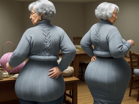 Upload K Image Grandma Wide Hips Big Hips Gles Knitting
