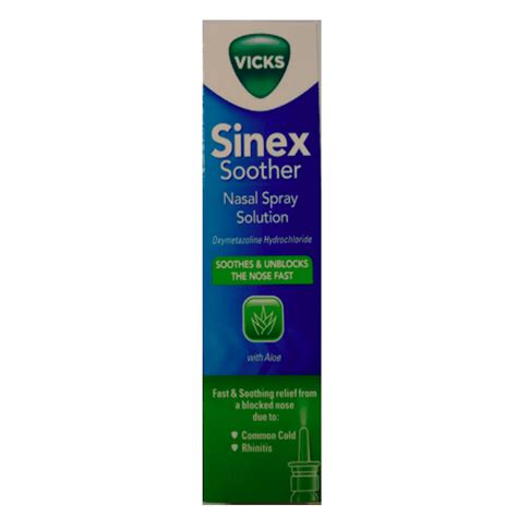 Vicks Sinex Severe Nasal Spray Original Sinus Decongestant For Fast