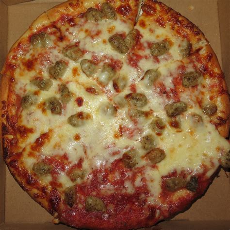 Extra Sausage Extra Cheese Pizza From South Whitney Pizza Flickr