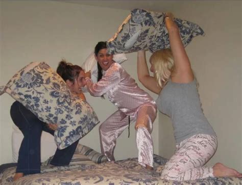 Because Girls Having Sleepovers Always Have Pillow Fights Easy Hampton Pillow Fight Wish You