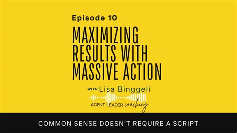 Maximizing Results With Massive Action
