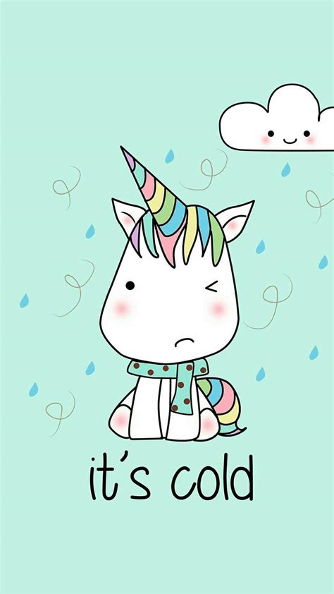 Kawaii Unicorn Iphone Wallpapers Wallpaper Cave