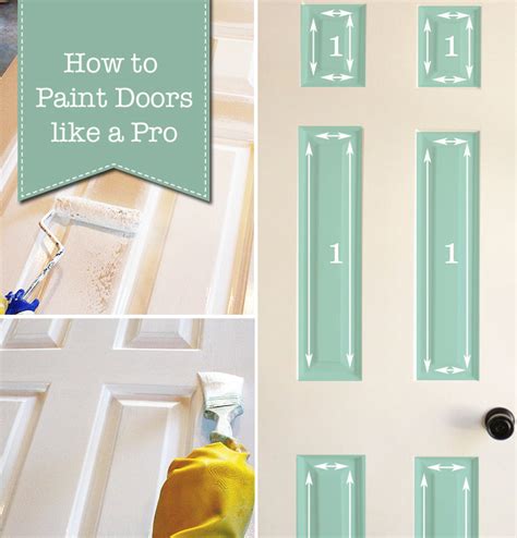 When choosing the color for a door, look at the room's design and décor and find inspiration in things like the furniture, the accessories and the focal points. How to Paint Doors (The Professional Way) - Pretty Handy Girl