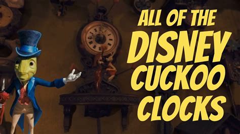 Every Disney Cuckoo Clock In Pinocchio Youtube