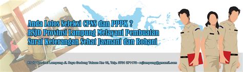Asosiasi rumah sakit perguruan tinggi (arsptn) menganugerahkan award kepada rumah sakit unhas (rs unhas) sebagai rsptn dengan tata bertepatan dengan peringatan hari kesehatan nasional 2019, rumah sakit unhas (rs unhas) meluncurkan layanan poliklinik baru, yaitu poli. Pengumuman Hasil Tes Kesehatan Jasmani dan Rohani - Rumah Sakit Jiwa Daerah Provinsi Lampung