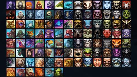 Monsters Avatar Icons In 2d Assets Ue Marketplace