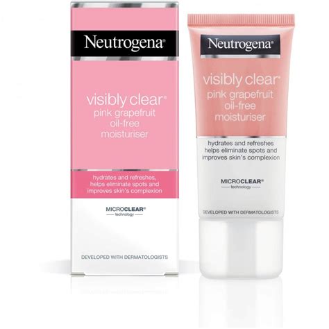I can say that the product is almost. Neutrogena Visibly Clear Pink Grapefruit Oil Free ...