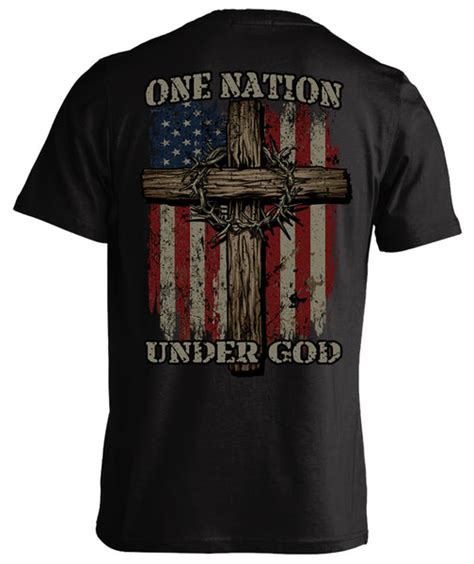 One Nation Under God T Shirt Skullsociety