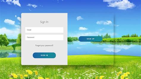 Beautiful Login Form In HTML And CSS HTML Login Form Design