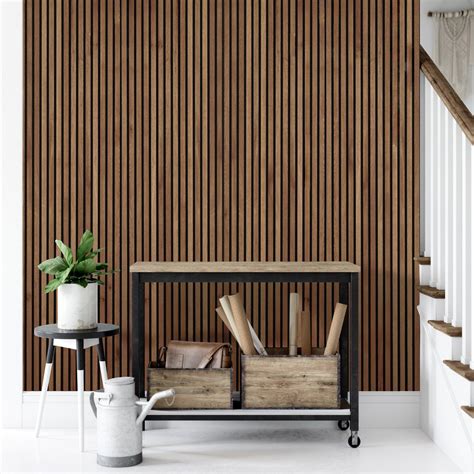 Acupanel® Contemporary Bronze Oak Acoustic Wood Wall Panels Wood