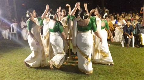 Onam Thiruvathira Performance By Kanadans Youtube