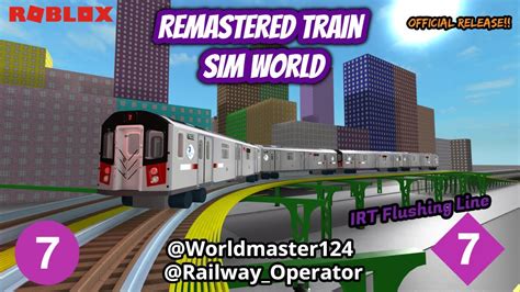 Roblox Official Release Nyc Subway Irt Flushing Line 7 Mta Subway