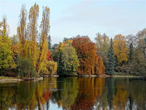 Autumn Landscape Fall Colors Light Of Autumn Lake Trees