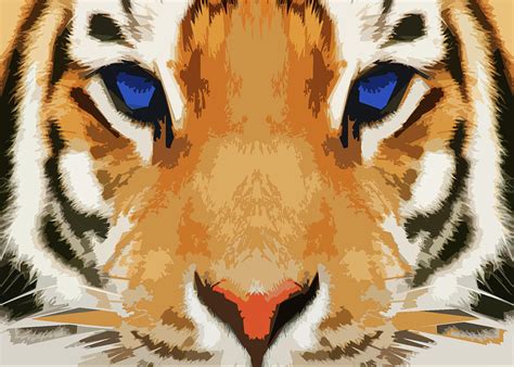Tiger Face Painting By Stephen Humphries Fine Art America