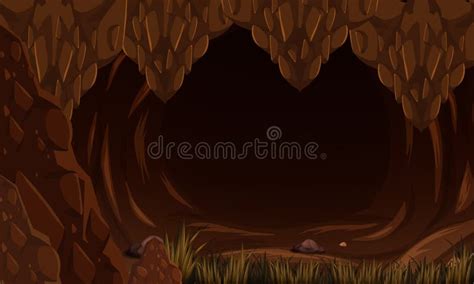 Scary Cave Stock Illustration Illustration Of Home Mountains 9929167