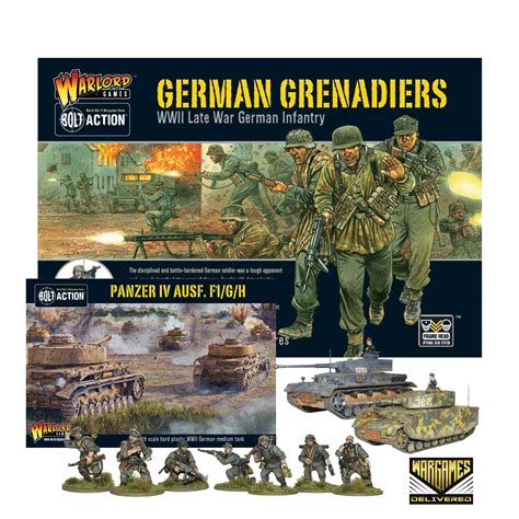 Buy Bolt Action Miniatures Warlord Games German Grenadiers And Panzer