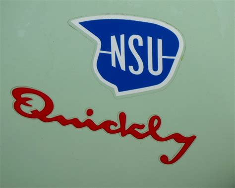 NSU Quickly, Logo des erfolgreichen Mopeds, Baubeginn 1953, Firmensitz ...