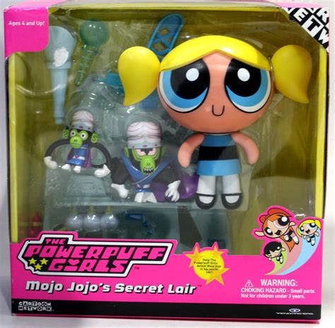 New Trendmasters The Powerpuff Girls Mojo Jojos Secret Lair Play Set