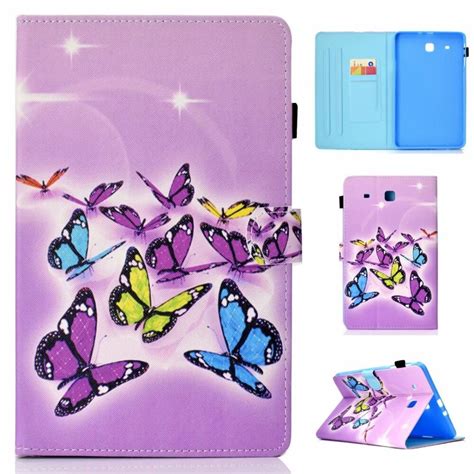 Fashion Flip Pu Leather Case Cover For Samsung Galaxy Tab E 96 Case