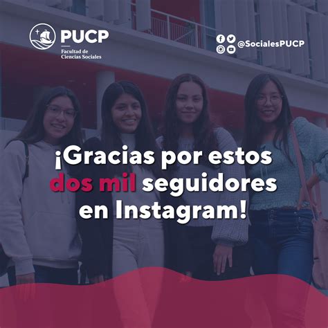 Muchas Gracias Por Los Seguidores En Instagram Facultad De Ciencias Sociales
